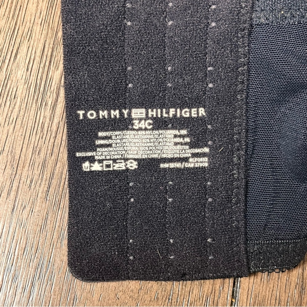 Tommy Hilfiger Longline Strapless Bra Black 34C Convertible Demi Bustier‎ Bundle - Picture 5 of 10